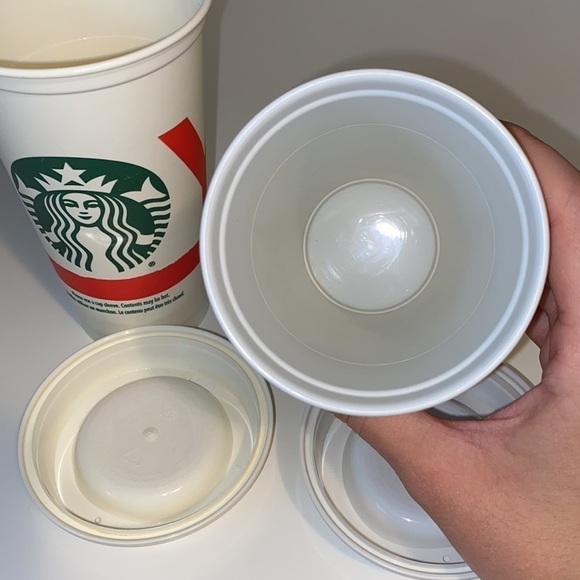 STARBUCKS Set Of Two Reusable Cups Fall Christmas - Picture 3 of 6